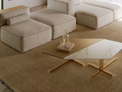 Tavolino Bento in legno e SuperMarmo di Bontempi