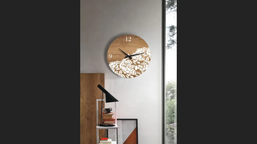 Orologio Clock collection 9 grafiche diverse per personalizzarlo di Tomasella