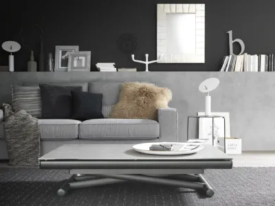 Tavolo Trasformabile Etoile con top in ceramica di Altacom