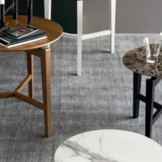 Tavolino rotondo in legno Symbol di Calligaris