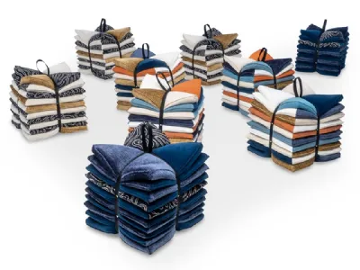Pouf di design in tessuto U' Strozz di Calia