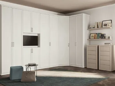 Armadio angolare Arcadia AM006 di Colombini Casa