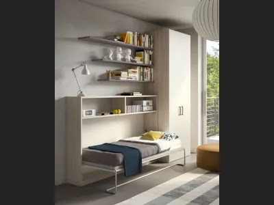Camera salvaspazio Room 151 con letto aperto di Zg Mobili