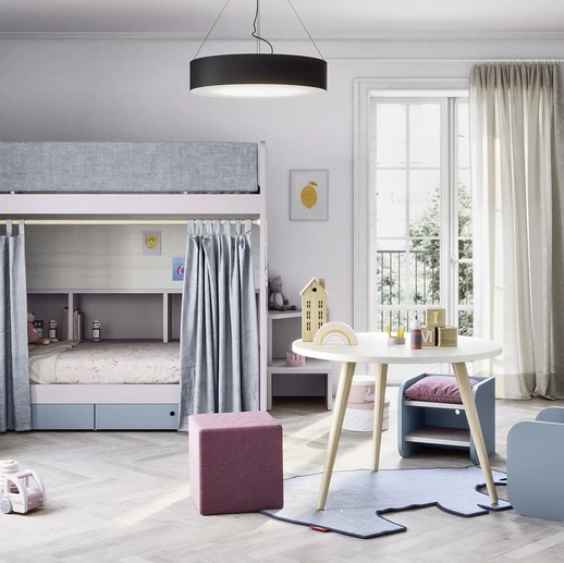 Cameretta con letti a castello Ergo di Nidi