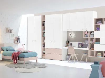 Cameretta componibile Golf C122 in melaminico di Colombini Casa