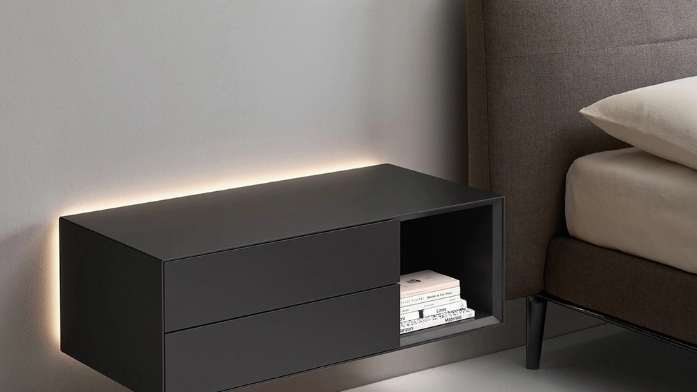 Comodino sospeso Domino Mono di Sangiacomo