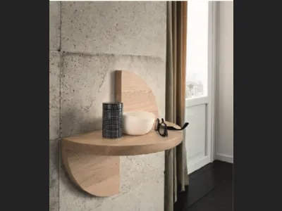 Comodino Petalo in legno massello di Alta Corte