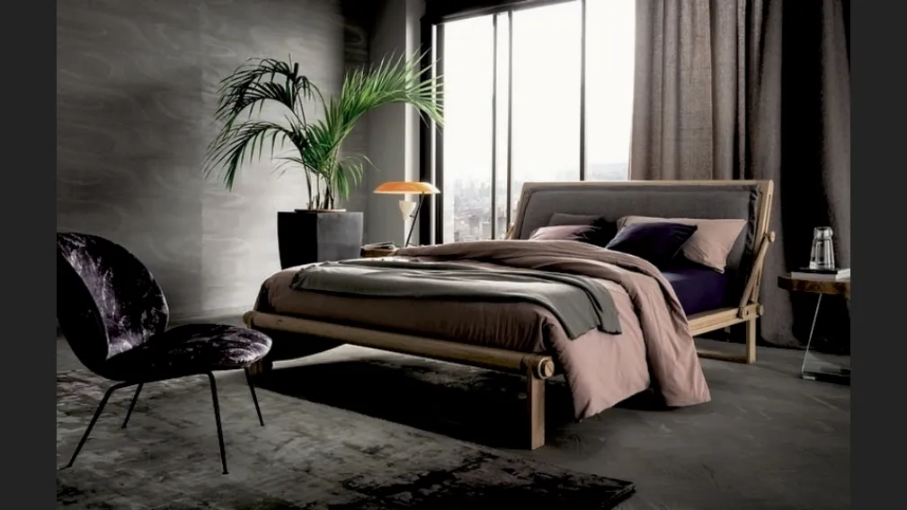 Letto con testiera reclinabile Tecno di Alta Corte