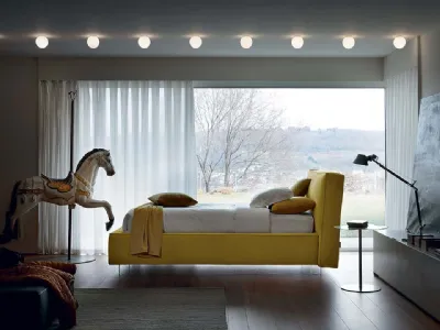 Letto matrimoniale Elena di Bontempi Letti Design