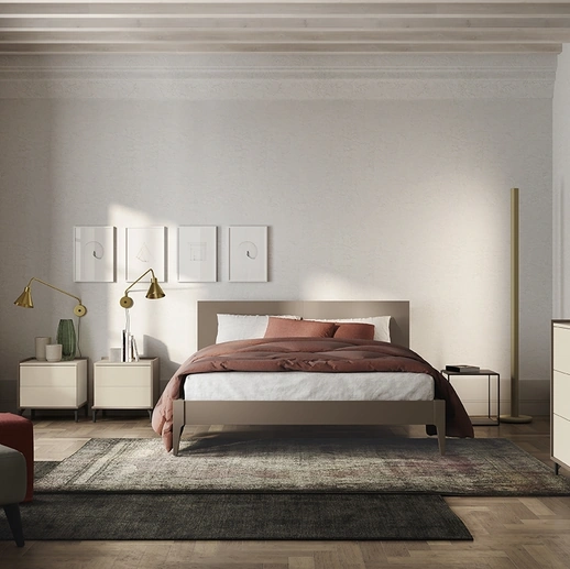 Letto matrimoniale Mushy di Colombini Casa