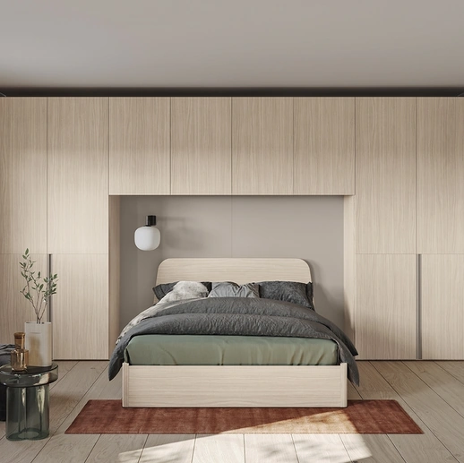 Letto con testiera Virgo di Colombini Casa