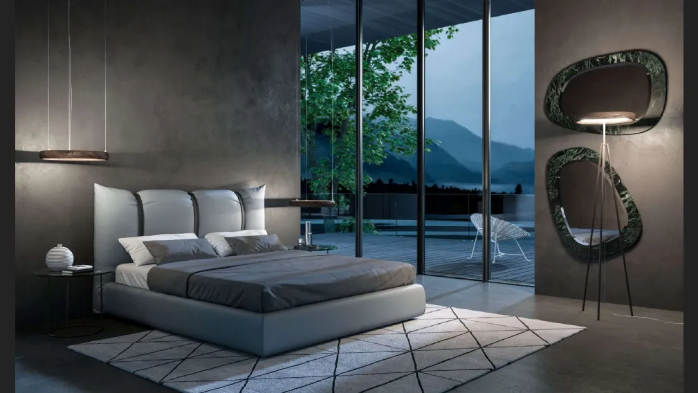 Letto con box contenitore Confit di Ozzio