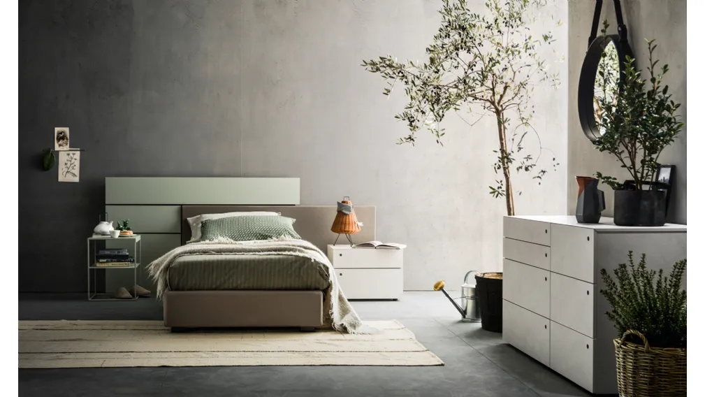 Letto moderno Skip di Alf DaFrè