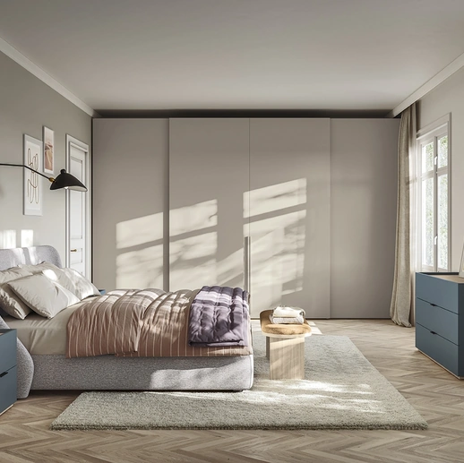 Letto con testiera Snug di Colombini Casa