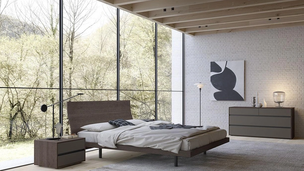 Letto in legno Silom di Mobilgam