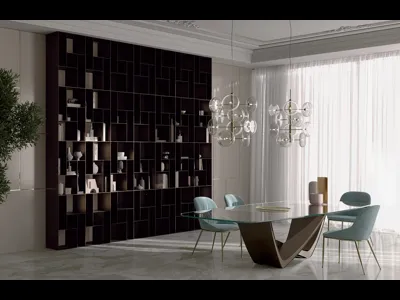 Libreria modulare in acciaio Atena di Bontempi