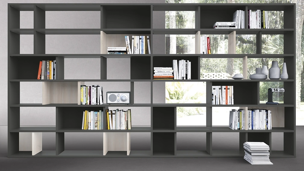 Libreria componibile divisoria Infinity L24 di Colombini Casa