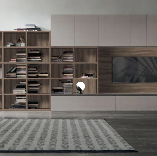 Libreria Zenith 113Z in legno di Mobilgam