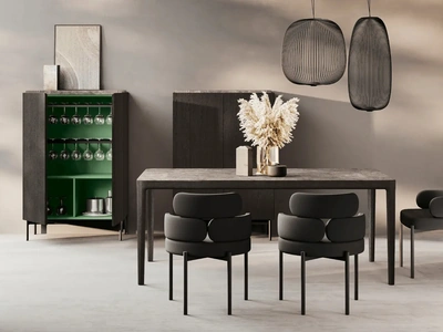 Madia alta Mantis in rovere carbone di Binova