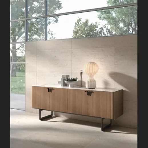 Madia Pandora in materico rovere cognac di Tomasella