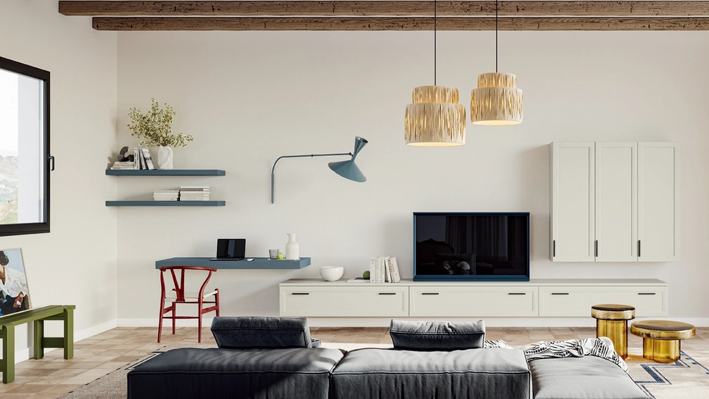 Parete Attrezzata Arcadia AS002 di Colombini Casa