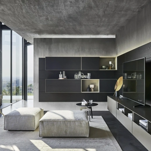 Parete Attrezzata Domino Boiserie 06 di Sangiacomo