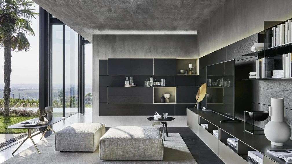 Parete Attrezzata Domino Boiserie 06 di Sangiacomo