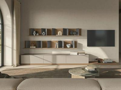 Parete Attrezzata Night & Day L01NS di Colombini Casa