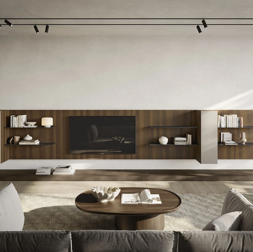 Parete Attrezzata Night & Day L02NS di Colombini Casa