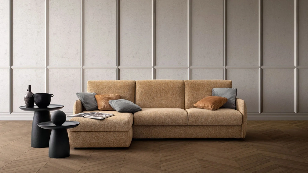 Divano Letto con penisola Wonder di Samoa