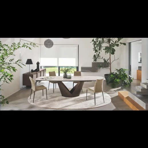 Sedia imbottita Fay di Calligaris