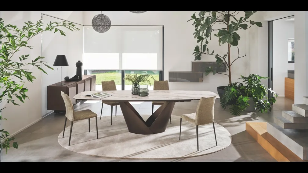 Sedia imbottita Fay di Calligaris