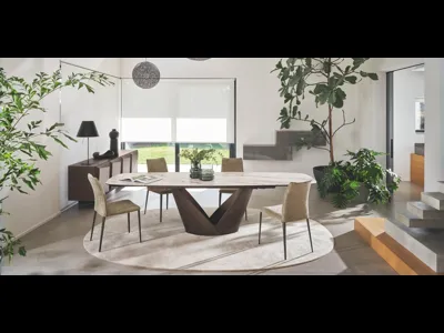 Sedia imbottita Fay di Calligaris