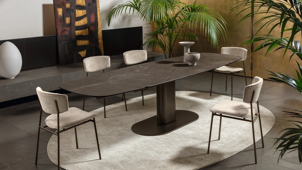 Sedia in tessuto Fifties di Calligaris