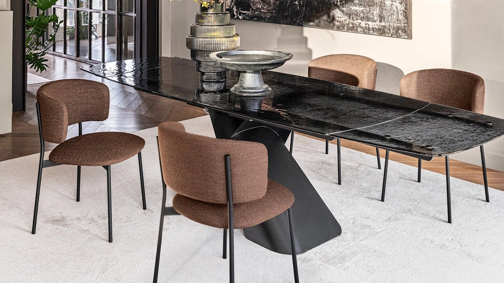 Sedia imbottita Flex di Calligaris