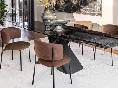 Sedia imbottita Flex di Calligaris
