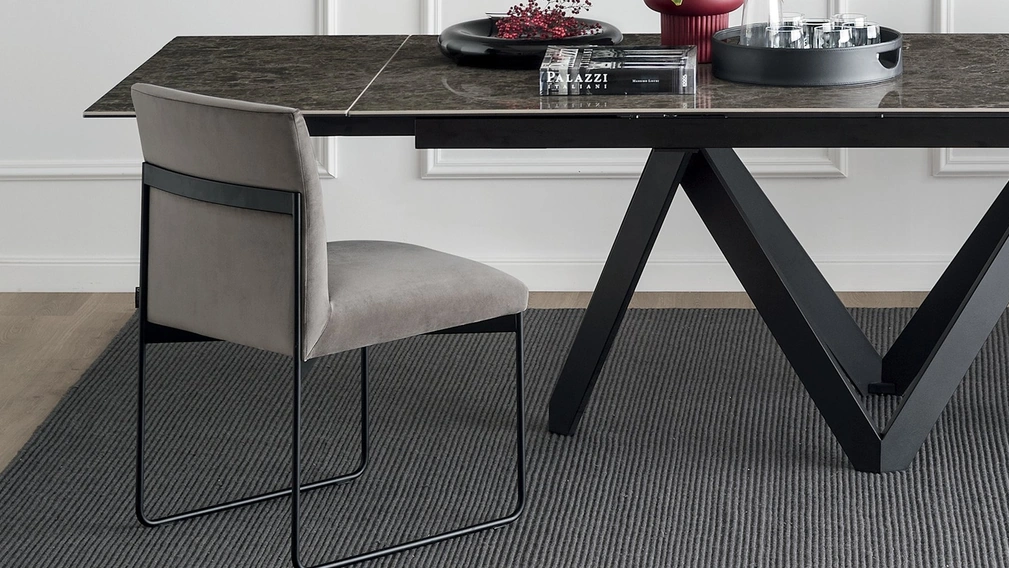 Sedia imbottita Gala di Calligaris