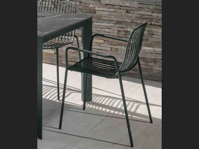 Sedia in metallo Jasmine di Altacom