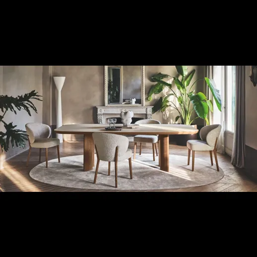 Sedia imbottita Mara di Calligaris