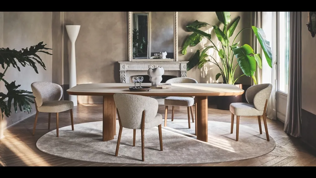 Sedia imbottita Mara di Calligaris