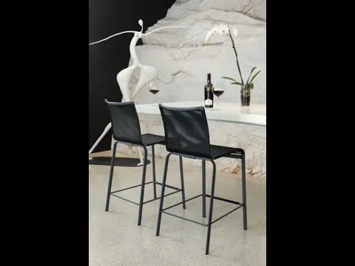 Sgabello in tessuto tecnico Net di Bontempi