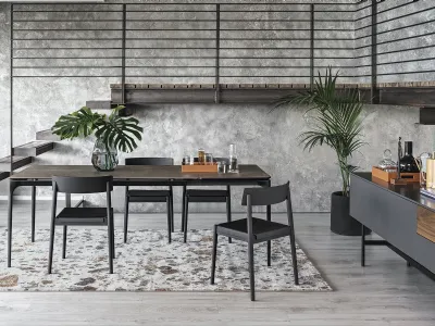Sedia in legno impilabile Scandia di Calligaris