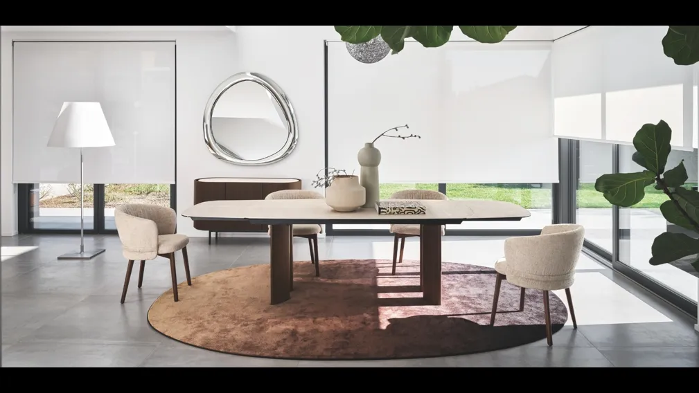 Sedia imbottita Vanilla di Calligaris