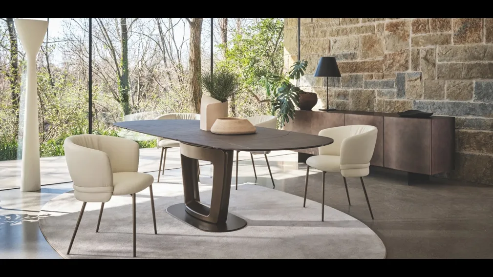 Sedia imbottita Vanilla di Calligaris