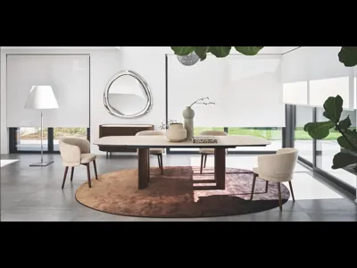 Sedia imbottita Vanilla di Calligaris