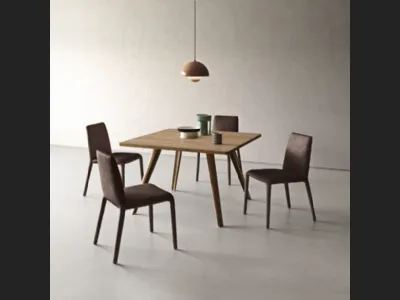 Tavolo Bistrot quadrato in Noce di Sangiacomo