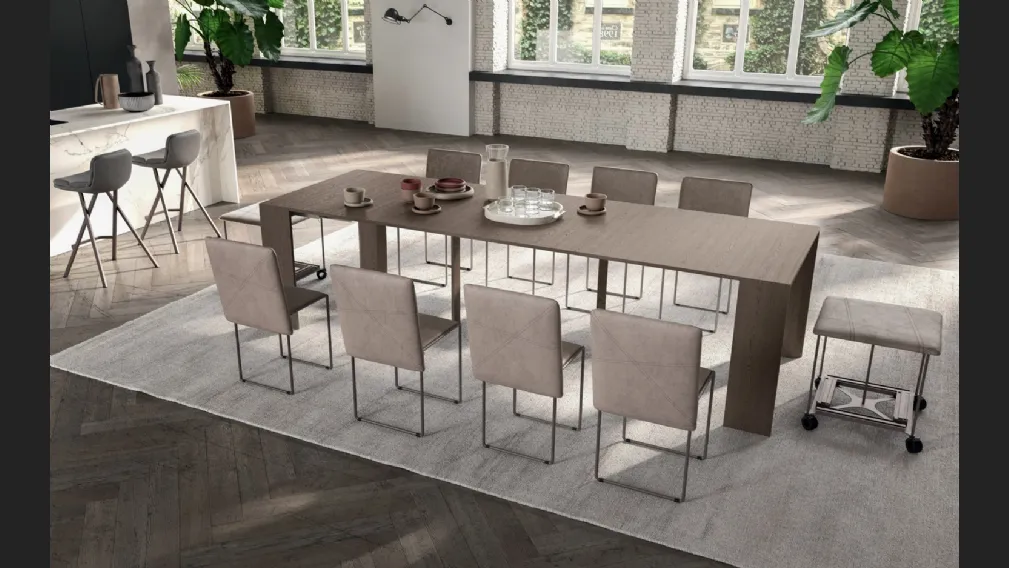 Consolle allungabile in Rovere Golia di Ozzio