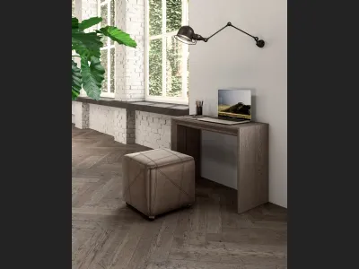 Consolle allungabile in Rovere dotata di 5 prolunghe esterne Golia di Ozzio