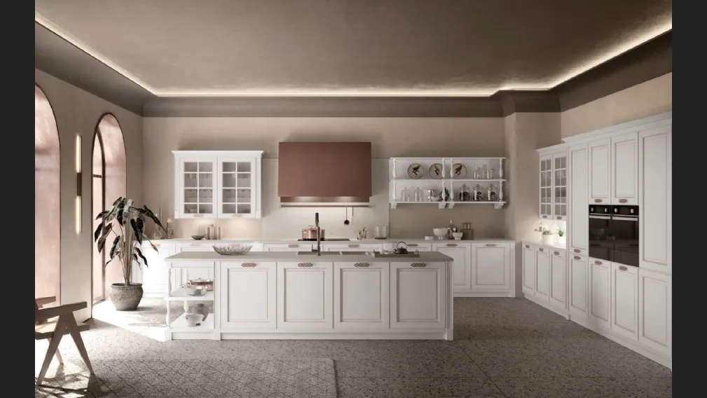 Cucina Classica con isola Dolcevita di Stosa