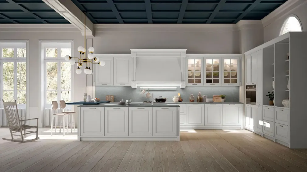 Cucina Classica con penisola Dolcevita di Stosa